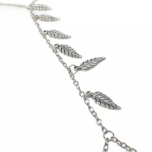 🍃New 1Pc Leaf Pendant Chain Ankle Barefoot Sandal - Picture 6 of 8
